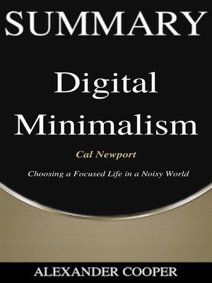 cover image of Summary of Digital Minimalism
